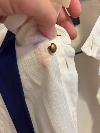 Camisa Alexander McQueen Blanca Talla 42