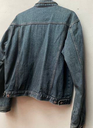 CHAQUETA VINTAGE VAQUERA HOMBRE DENIM JEANS L Y2K