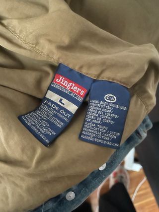 CHAQUETA VINTAGE VAQUERA HOMBRE DENIM JEANS L Y2K