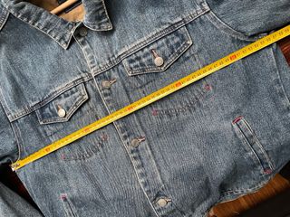 CHAQUETA VINTAGE VAQUERA HOMBRE DENIM JEANS L Y2K