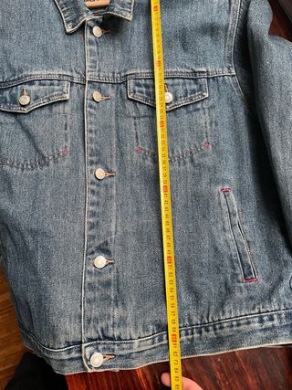 CHAQUETA VINTAGE VAQUERA HOMBRE DENIM JEANS L Y2K