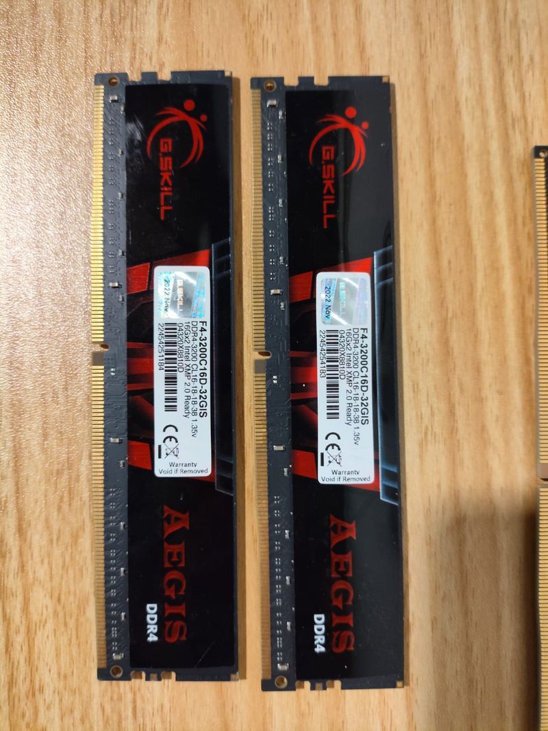G.Skill Aegis DDR4 32GB (2x16GB) 3200MHz