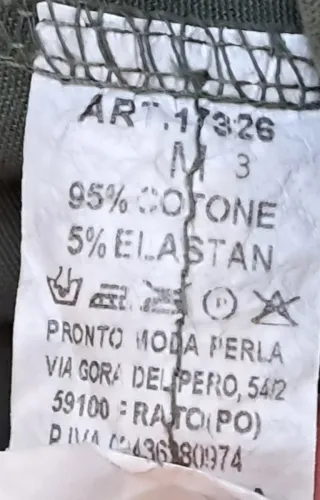 Pantaloni cachi tg. M