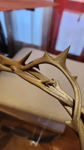 Corona de espinas color bronce