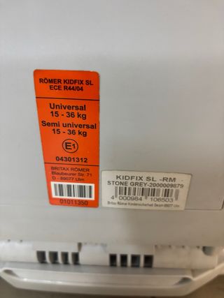 Silla de coche Römer KidFix (15-35kg)