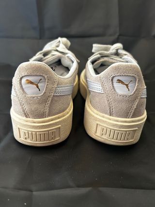 Puma Suede Platform Grigio Tg. 36