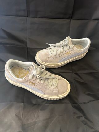 Puma Suede Platform Grigio Tg. 36