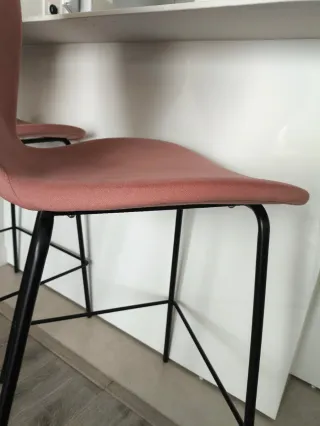 Taburete Terciopelo Terracota