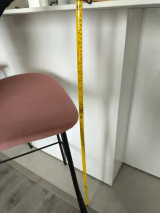 Taburete Terciopelo Terracota