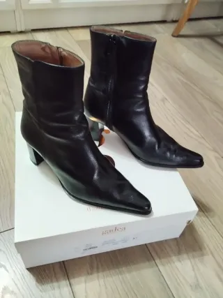 Zapatillas deportivas beige y azul talla 38