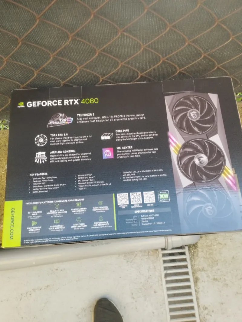 MSI RTX 4080 Gaming X Trio 16GB GDDR6X afbeelding 2