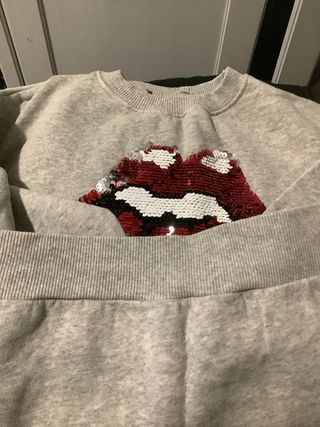 Sudadera Rolling Stones lentejuelas