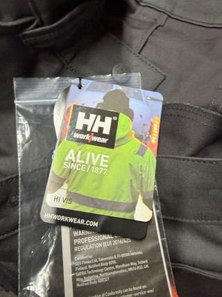 Pantalón Helly Hansen Talla XL Gris/Naranja