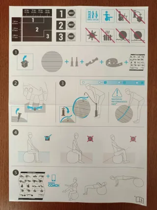 Kit Pilates/Fitness: Balón, Aro, Pesas, Banda