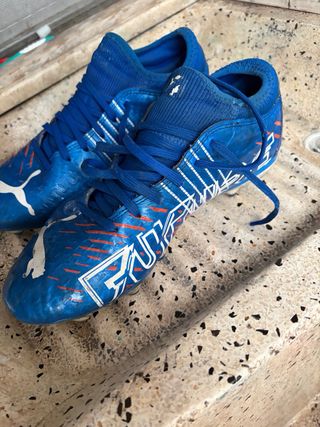 Zapatillas de fútbol Puma azules