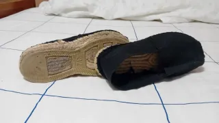 Alpargatas niña negras T.32