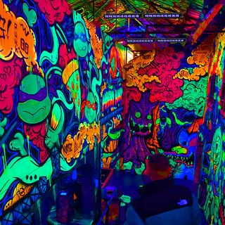 Foco LED UV 36W Negro - Sin Estrenar