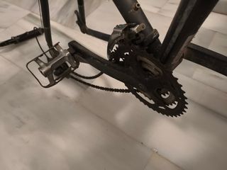 Cuadro de bicicleta con cambio Shimano