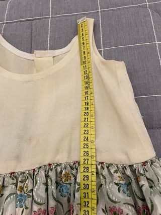 Vestido fallera niña floral