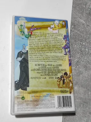 VHS Hércules Disney Clásico Español 1998