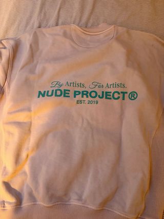 Sudadera Nude Project Talla M Beige