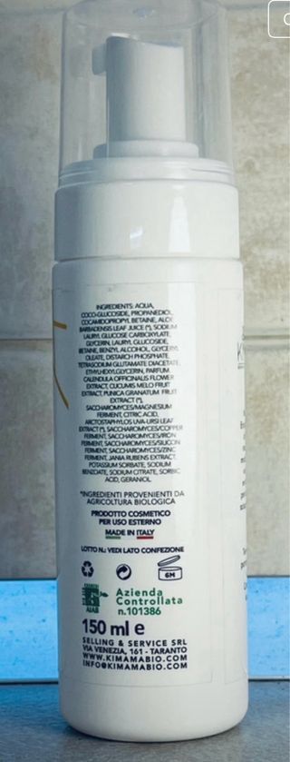 Mousse Detergente Delicata Kimama Viso