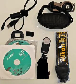 Kit Fotocamera Nikon D750 28mm SD card 14k scatti