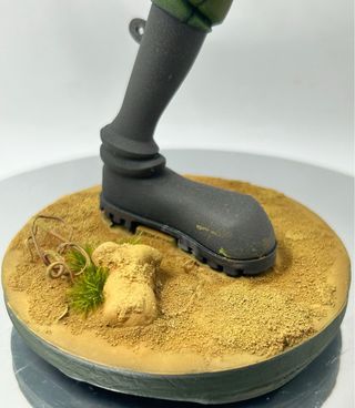 Figura FanArt Resina 8k Pintada. Diorama Gorillaz