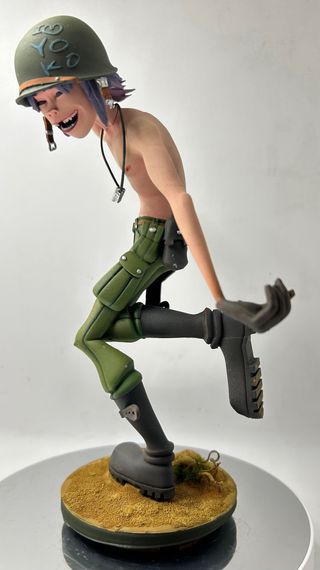 Figura FanArt Resina 8k Pintada. Diorama Gorillaz