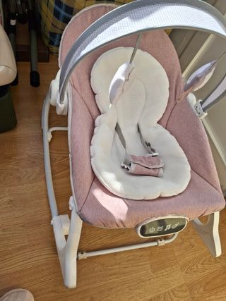 Hamaca bebé balancín con música y vibración