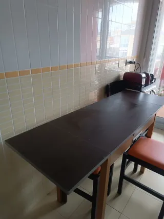 Conjunto extensible cocina/comedor 90-150cm cajón