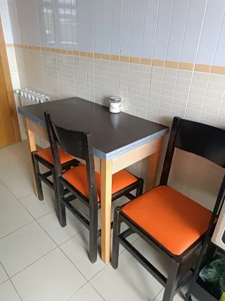 Conjunto extensible cocina/comedor 90-150cm cajón