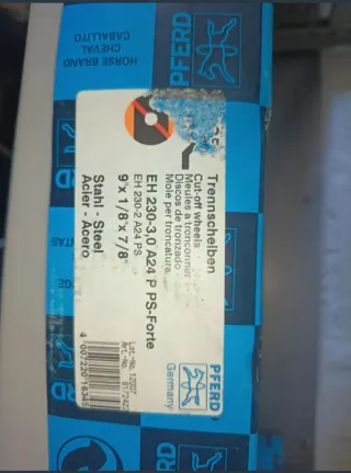 36 Disco de corte PFERD PS-FORTE 230x3.0x22.2mm