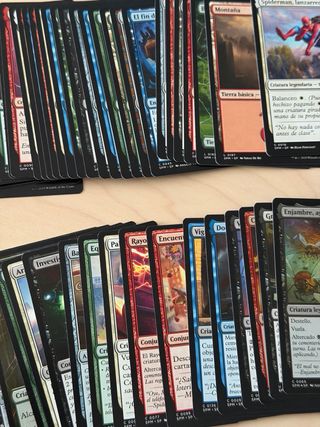 Lote 47 Cartas Magic The Gathering: Spiderman