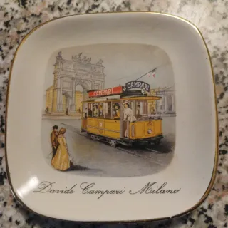 Piattino Davide Campari Milano