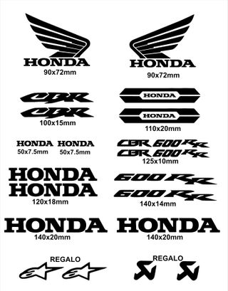 Pegatinas Honda cbr 600rr