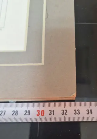 3 litografie 1850-1860 con passe-partout. Uniformi