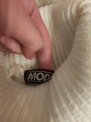 Maglione collo alto MOD righe