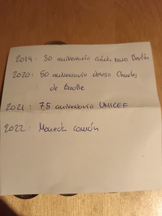 Monedas 2 euros Francia