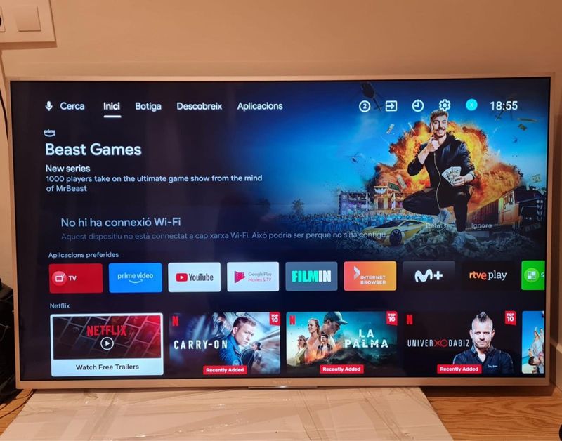 Smart TV Sony +soporte giratorio+ brazo extensible