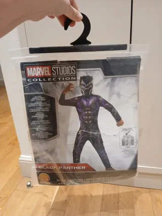 Disfraz Black Panther, talla 5-7 años