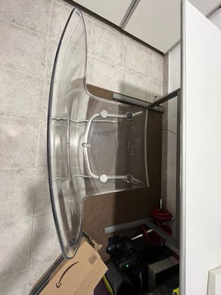 Silla de escritorio transparente moderna