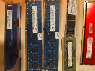 Lote RAM DDR3 DDR4 Crucial 4GB 8GB