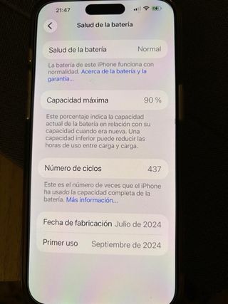 iPhone 15 Pro Max 256GB Titanio