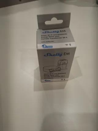 Medidor Shelly EM Wi-Fi y Bluetooth