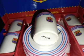 Juego Tazas Café Mini FC Barcelona Oficial
