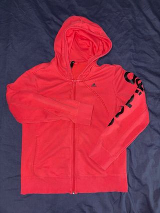 Chaqueta deportiva Adidas Rosa Fluorescente
