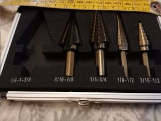 Brocas Escalonadas Set 5 Piezas