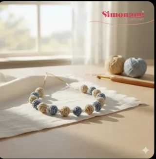 Collana uncinetto cotone Lourex