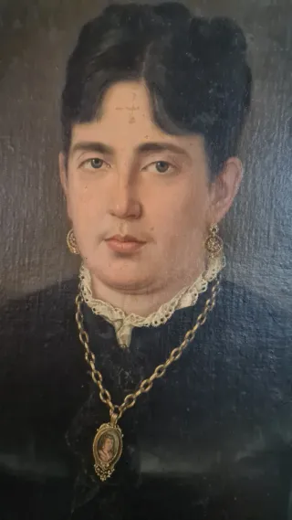 Cuadro antiguo siglo XVIII Francisco Tristan